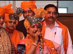करनाल में बीजेपी प्रत्याशी रेनू बाला गुप्ता व कांग्रेस प्रत्याशी मनोज वाधवा ने किया नामांकन