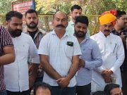 राणा सांगा पर की गई टिप्पणी को लेकर यमुनानगर में हिंदू संगठन ने सांसद का खिलाफ किया विरोध प्रदर्शन