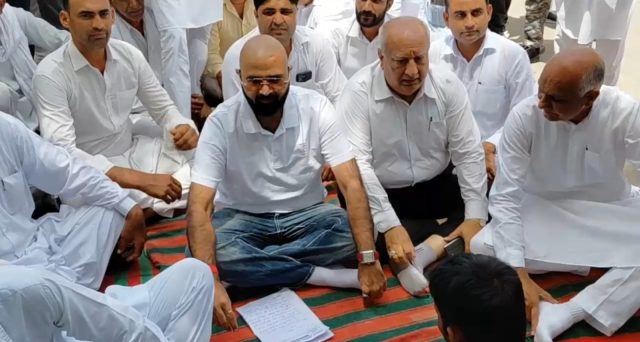 INLD Protest