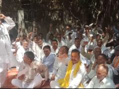 हरियाणा गवर्नमेंट पीडब्ल्यूडी मैकेनिकल वर्कर यूनियन ने किया रोष प्रदर्शन
