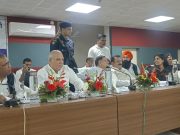 जिला कष्ट निवारण समिति की बैठक में राज्यमंत्री राजेश नागर एक मामले में शाहाबाद थाने के SHO पर भड़के