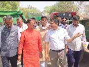 मंत्री राजेश नागर ने पलवल अनाज मंडी का किया दौरा…किसानों और आढ़तियों से की बात