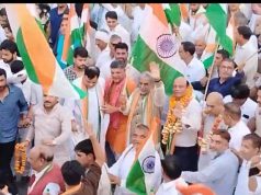 फरीदाबाद की सड़कों पर ऑपरेशन सिंदूर की सफलता पर निकली भव्य तिरंगा यात्रा