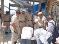 गुड़गांव रेलवे स्टेशन पर हाई अलर्ट, जीआरपी-आरपीएफ की कड़ी निगरानी जारी
