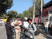 अभयपुर में ट्रैफिक पुलिस की सख्ती: 16 दोपहिया चालान, 11 वाहन जब्त, ₹3 लाख से अधिक का जुर्माना
