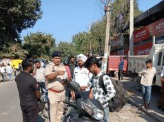 अभयपुर में ट्रैफिक पुलिस की सख्ती: 16 दोपहिया चालान, 11 वाहन जब्त, ₹3 लाख से अधिक का जुर्माना