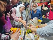 चित्रा सरवारा ने महाशिवरात्रि पर हाथी खाना कैलाश मंदिर में की विशेष पूजा, हरियाणा की खुशहाली की की कामना