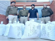 स्कॉर्पियो में छिपाकर ले जा रहा 128 किलो गांजा, आरोपी गिरफ्तार