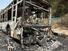 गुरुग्राम में चलती सिटी बस में लगी आग, चालक की सूझबूझ से 20 से ज्यादा यात्री सुरक्षित