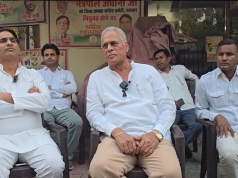 पलवल में तोड़फोड़ पर भड़के पूर्व मंत्री करण दलाल, डीटीपी पर लगाए गंभीर आरोप