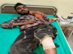 मोबाइल दुकानदार पर फायरिंग मामले का मुख्य आरोपी पुलिस मुठभेड़ में काबू