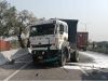 रेवाड़ी हाईवे पर भीषण हादसा: तीन वाहन टकराए, कैंटर चालक गंभीर घायल