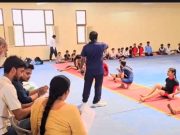 पलवल में जिला स्तरीय योग ओलंपियाड आयोजित, चारों ब्लॉकों के 80 विद्यार्थियों ने दिखाया दम