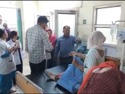बीके अस्पताल में CMO का औचक निरीक्षण, अव्यवस्थाओं पर फटकार