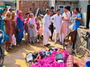 रसोई में गैस लीकेज से धमाका: पिता-पुत्री झुलसे, हजारों का नुकसान