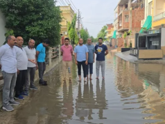 गोहाना में बारिश ने खोली जल निकासी व्यवस्था की पोल, सेक्टर-7 की सड़कें बनीं तालाब