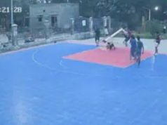 गुरुग्राम की सोसायटी में बास्केटबॉल कोर्ट पर गिरा भारी पोल, किशोर गंभीर घायल; सुरक्षा व्यवस्था पर उठे सवाल