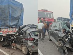रोहतक में भीषण सड़क हादसा, ट्रक से टकराई कार; तीन युवकों की मौके पर मौत