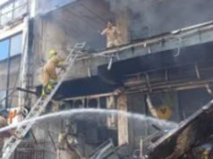 गुरुग्राम सेक्टर-14 में AC कंप्रेसर में जोरदार ब्लास्ट, शीशे चकनाचूर