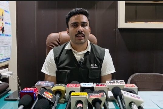 अंबाला में 806 ग्राम हेरोइन के साथ दो आरोपी गिरफ्तार, अमृतसर से नशे की खेप लाने का आरोप
