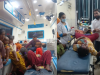 KMP पर श्रद्धालुओं से भरी पिकअप को कैंटर ने मारी टक्कर: दो महिलाओं की मौत, 24 घायल
