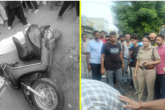 सीवन में दर्दनाक हादसा, ट्रक की चपेट में आने से दो छात्राओं की मौत