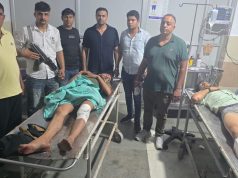 नंदू गैंग के नाम पर 2 करोड़ की रंगदारी, फायरिंग के बाद मुठभेड़ में दो घायल