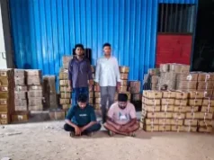 नारनौल में 376 पेटी अवैध शराब बरामद, कैंटर चालक समेत दो आरोपी गिरफ्तार