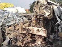 धारूहेड़ा में हाईवे पर खड़े ट्रक से भिड़ा दूसरा ट्रक, अजमेर निवासी चालक की मौत