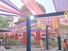 अंबाला में मां अंबिका देवी मंदिर में नवरात्रि की धूम, कोलकाता के फूलों से हुआ माता का शृंगार