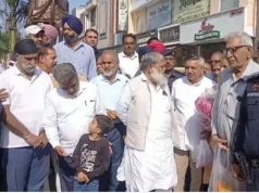 अंबाला छावनी में आरएसएस का भव्य पथ संचलन, अनिल विज ने पुष्पवर्षा कर किया स्वागत