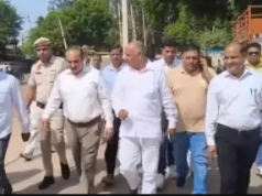 हसनपुर अनाज मंडी पहुंचे विधायक हरिंद्र सिंह, किसानों की सुविधाओं का लिया जायजा